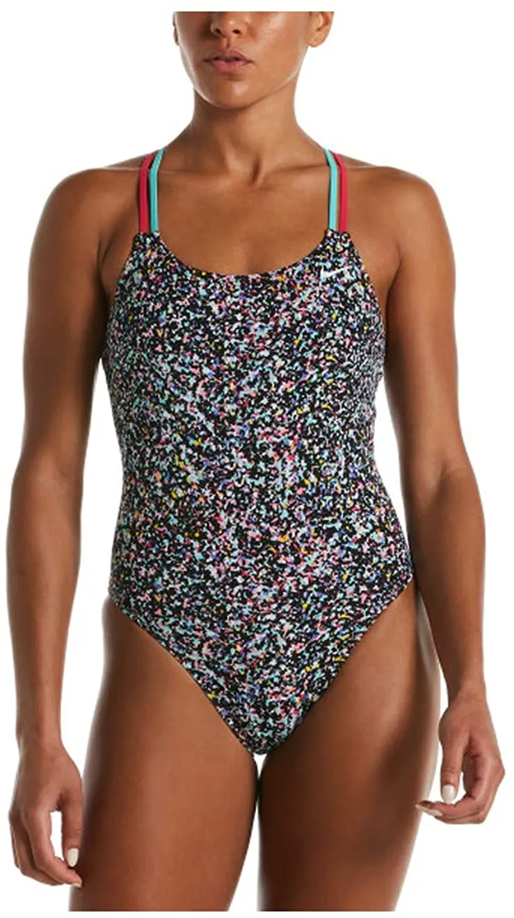 Nike Swim Women's Pixel Party Spiderback One Piece