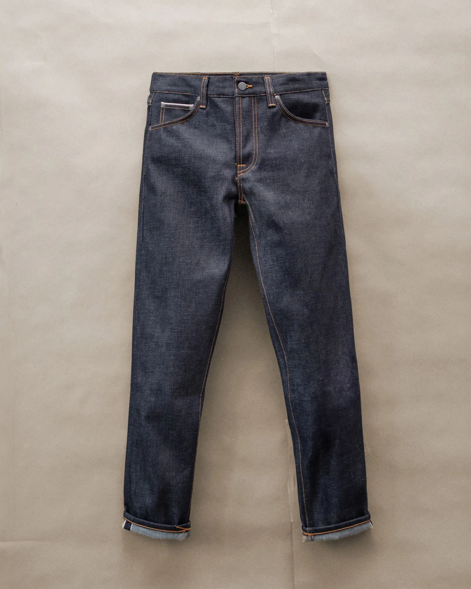 Nudie Steady Eddie II Regular Tapered Mens Jeans - Dry Ace Selvage