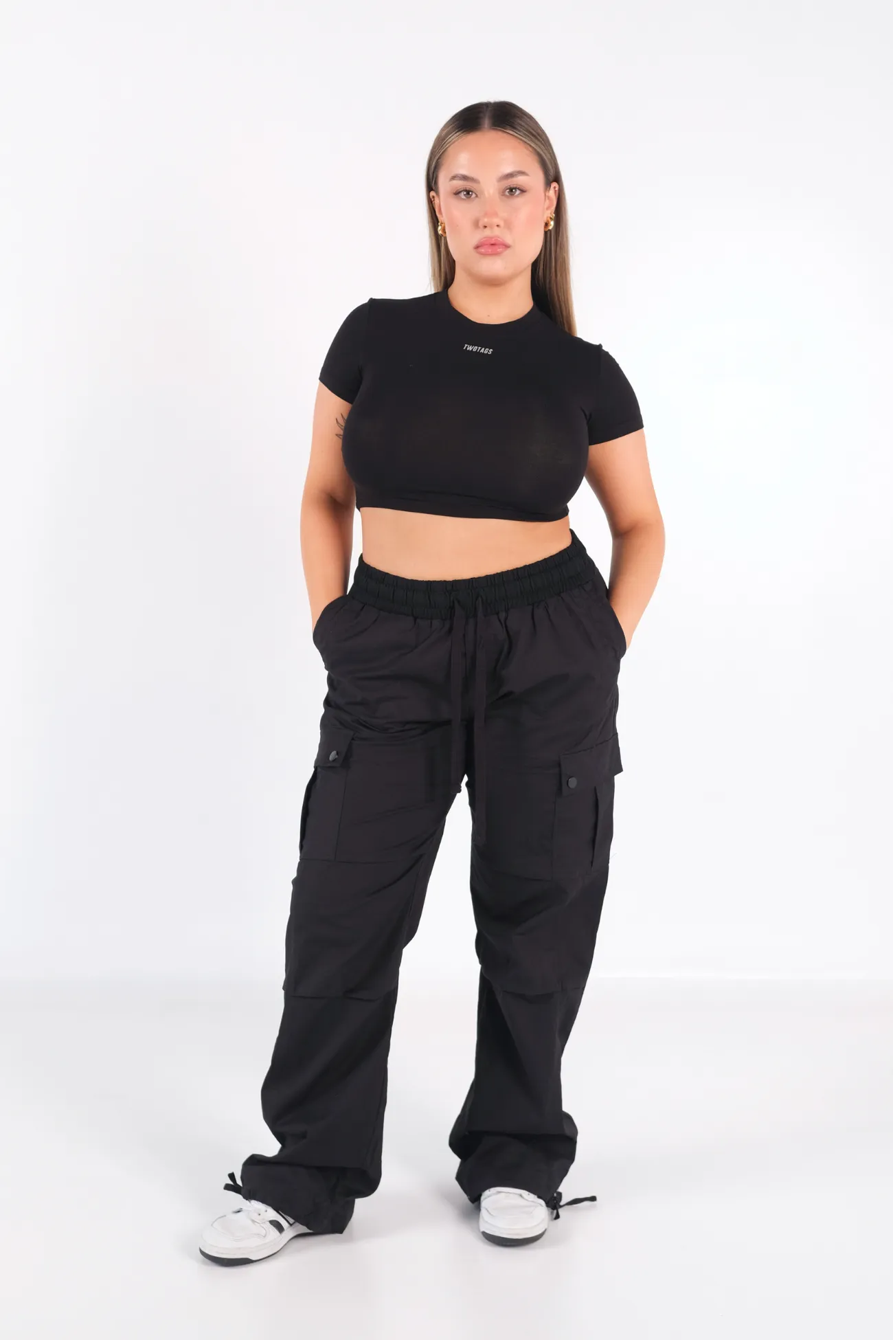 Off Duty Cargo Pants -  Black