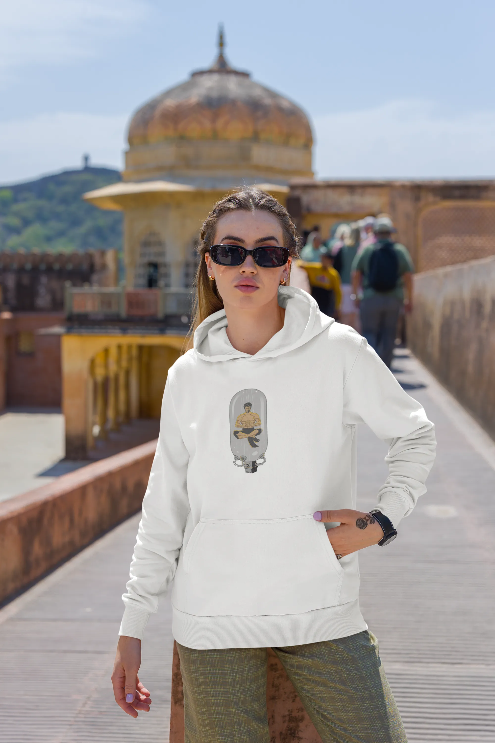 Official Ganapath Tiger Meditation Hoodie