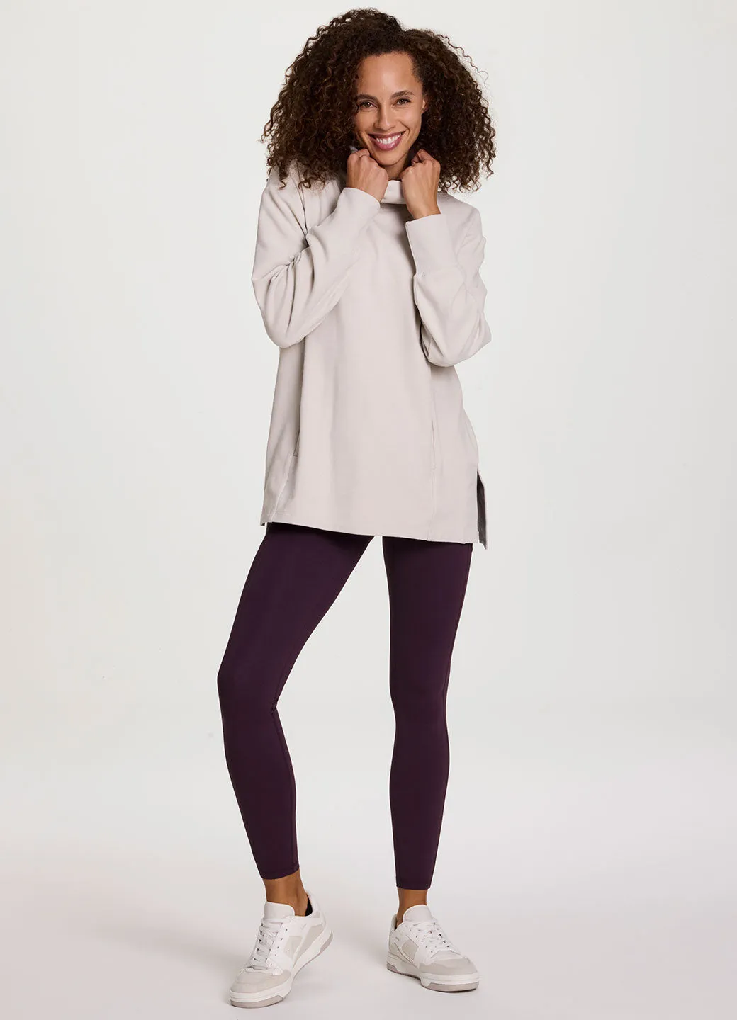 Oliver Relaxed Mock Neck Tunic