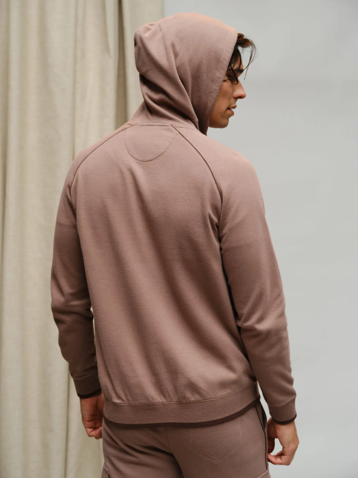 Organic Cotton Capsule Collection zipped hoodie