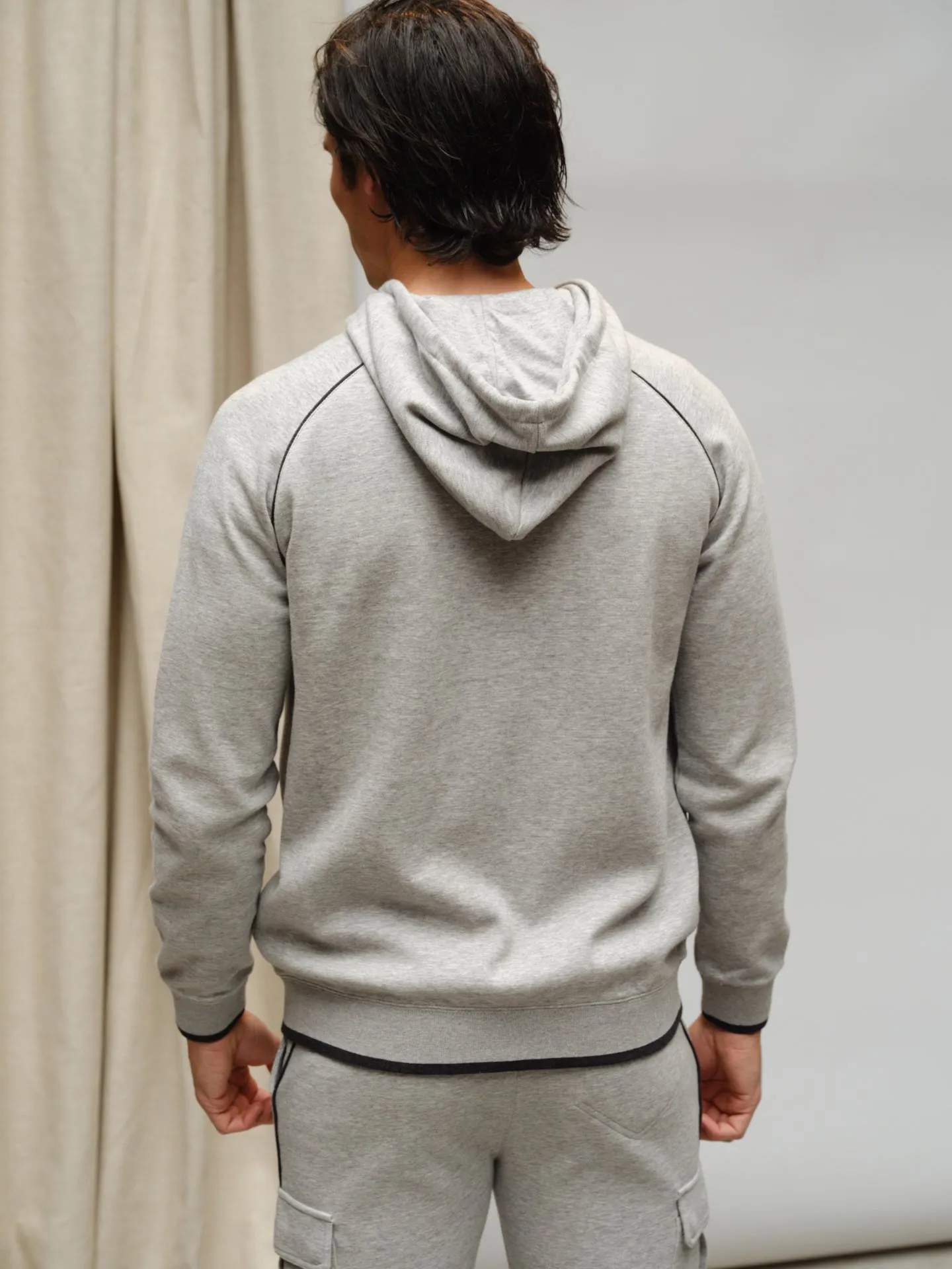 Organic Cotton Capsule Collection zipped hoodie