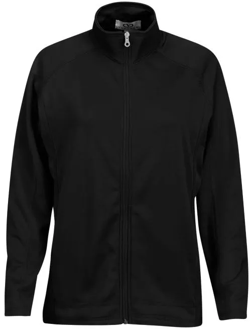 OUTLET-Vantage Ladies Brushed Back Micro-Fleece Full-Zip Jacket