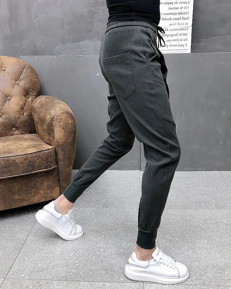 Pantalones Hombre Luxury Clothing Cargo Pants Men High Waist