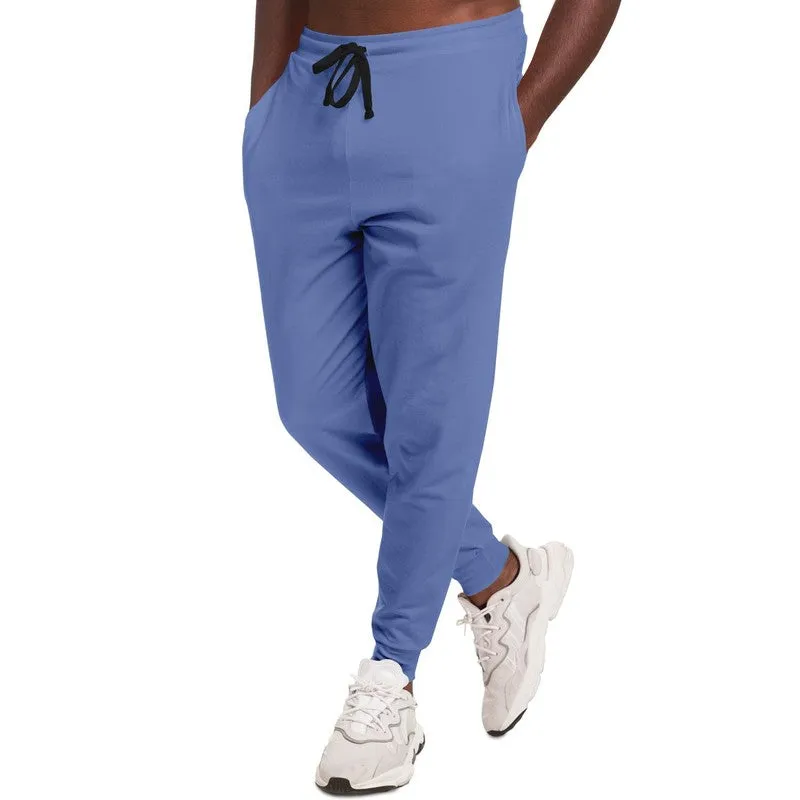 Pastel Blue Joggers | Unisex | with PLUS sizes | Bright Pastel Blue | C60M45Y0K0