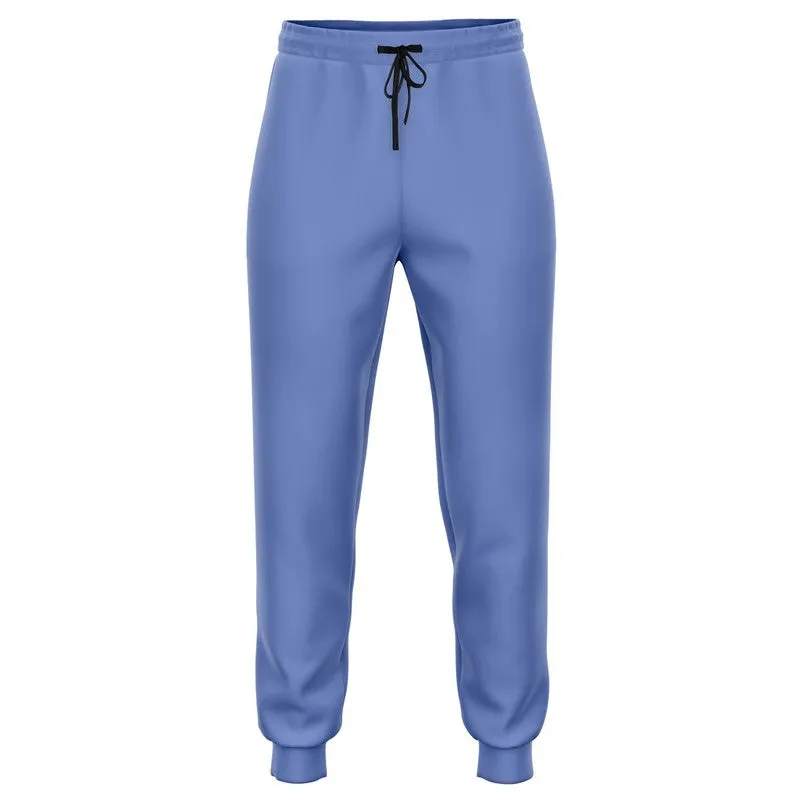 Pastel Blue Joggers | Unisex | with PLUS sizes | Bright Pastel Blue | C60M45Y0K0