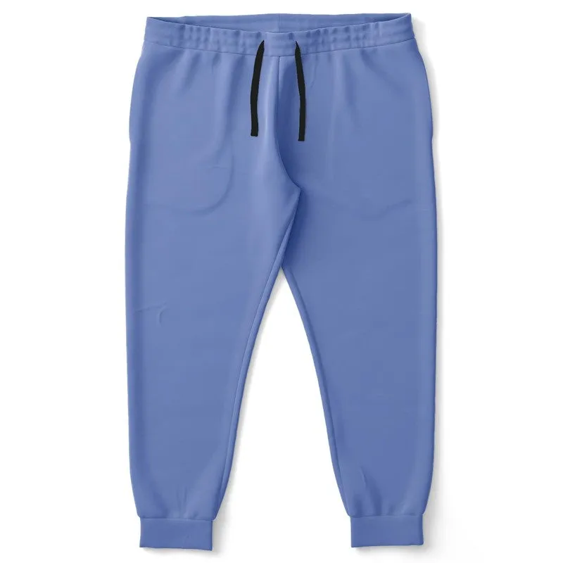 Pastel Blue Joggers | Unisex | with PLUS sizes | Bright Pastel Blue | C60M45Y0K0