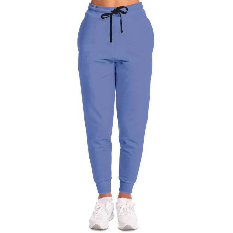 Pastel Blue Joggers | Unisex | with PLUS sizes | Bright Pastel Blue | C60M45Y0K0