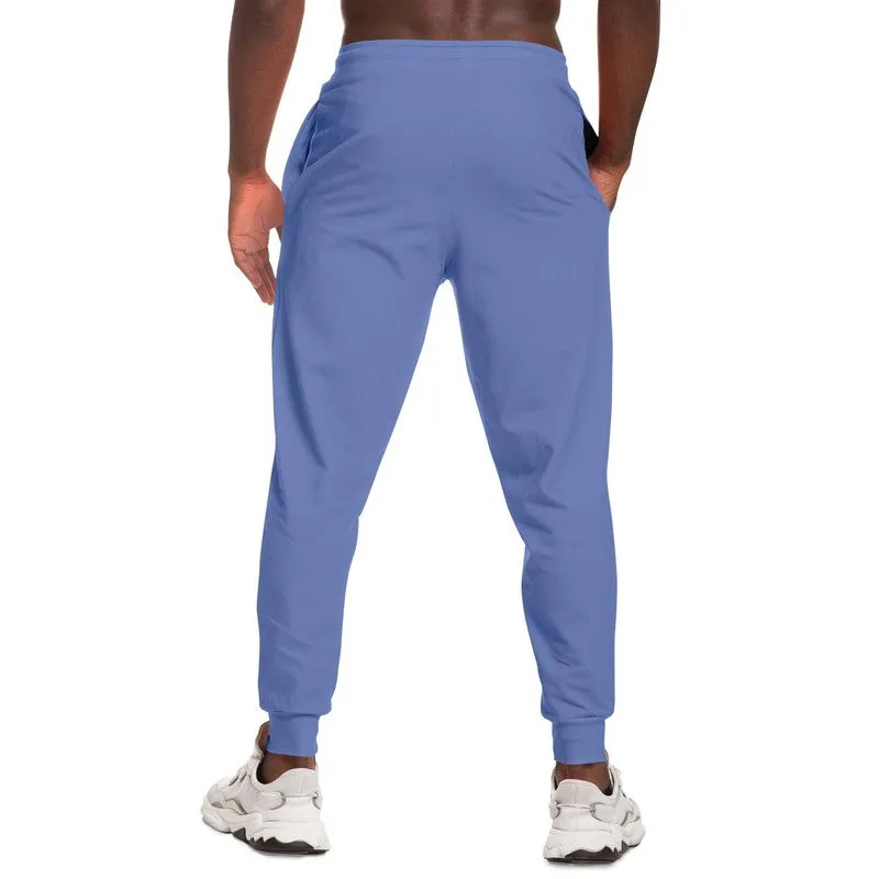 Pastel Blue Joggers | Unisex | with PLUS sizes | Bright Pastel Blue | C60M45Y0K0