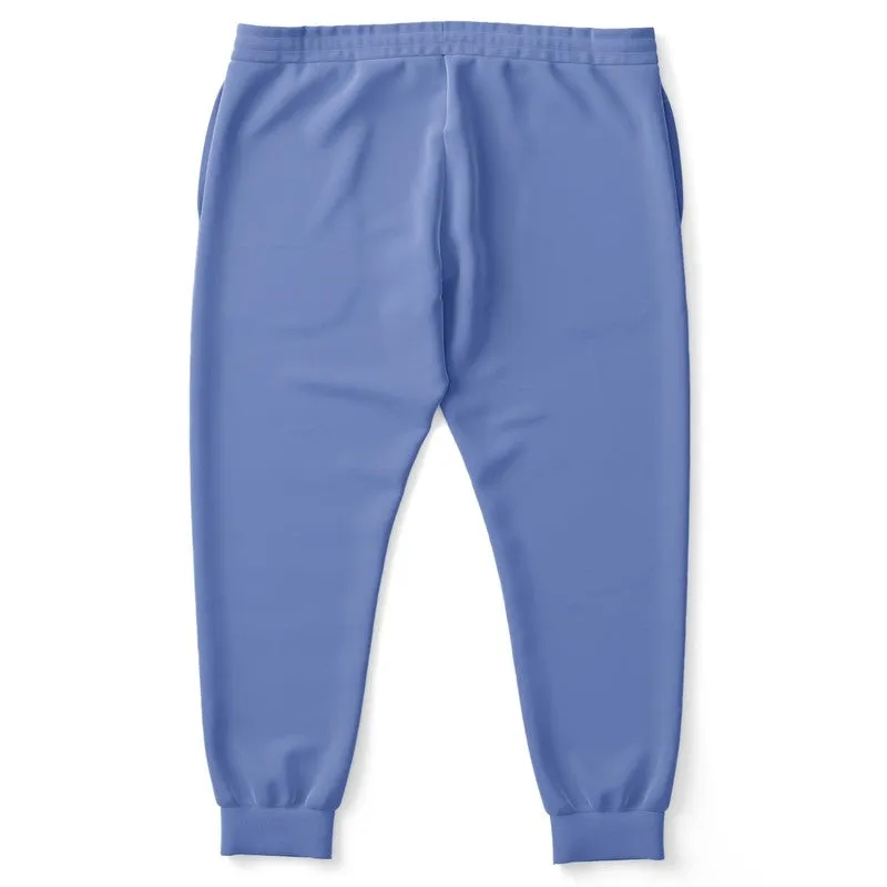 Pastel Blue Joggers | Unisex | with PLUS sizes | Bright Pastel Blue | C60M45Y0K0