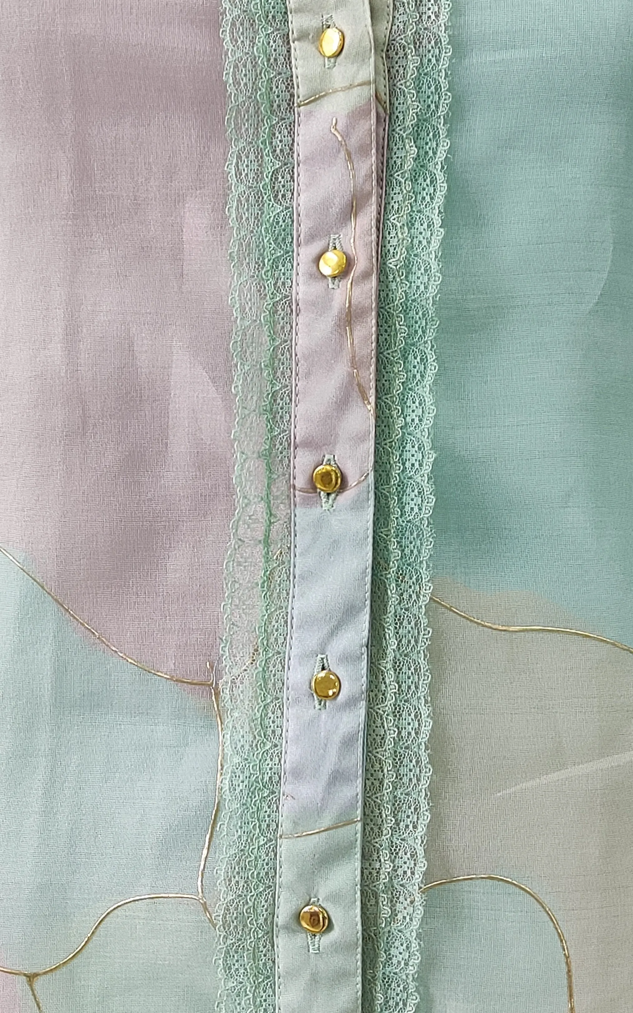 Pastel Dream Organza Shirt