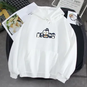 Penguins and Friends Soft Hoodie