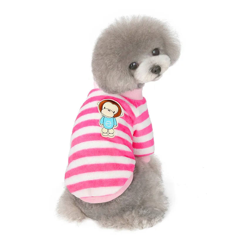 Pet soft coral fleece small dog pet clothing