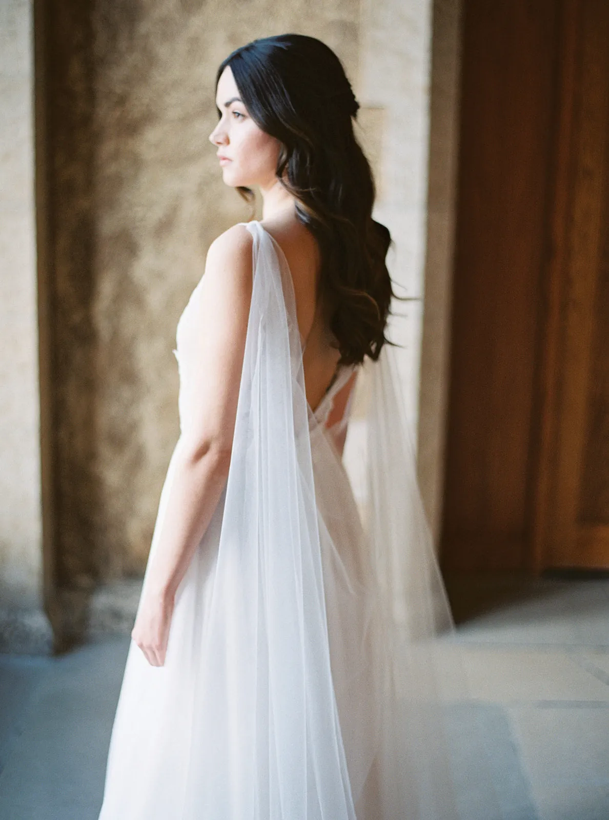 PETRA | Ultra Sheer Bridal Cape