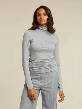 PHOEBE top - Grey heather