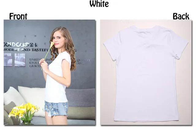 Plain Elastic Basic Cotton Casual Tees