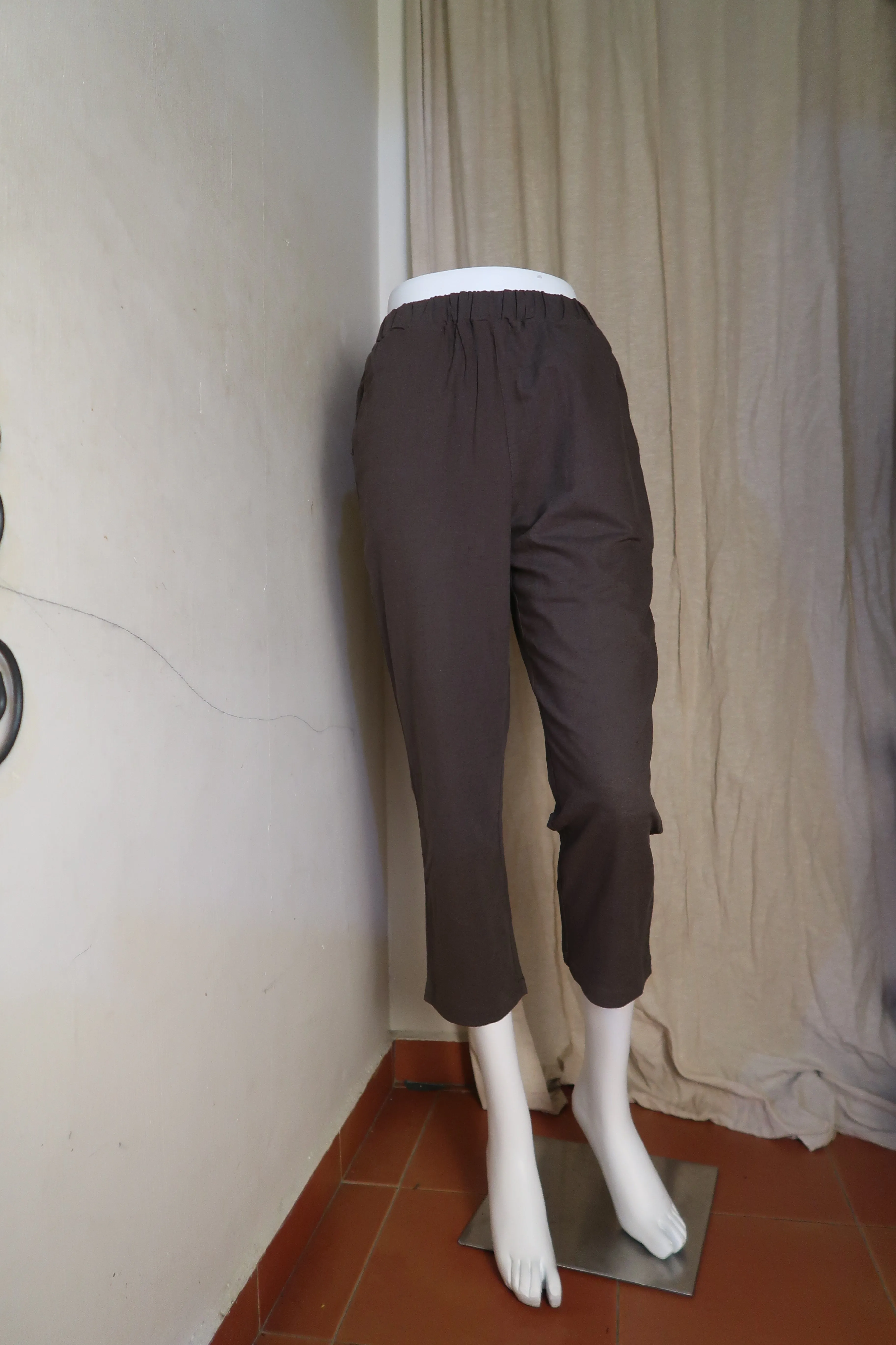 Plain Lady Long Pants.