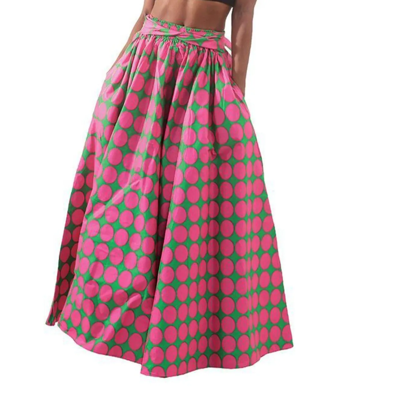 Print Maxi Skirt