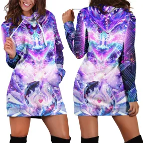 Quest For Mindfulness - Womens Hoodie Dress | Cameron Gray