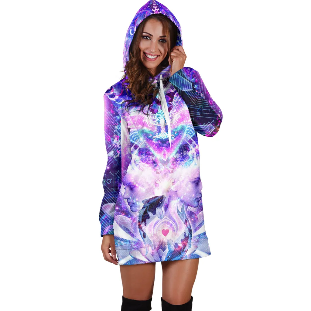 Quest For Mindfulness - Womens Hoodie Dress | Cameron Gray