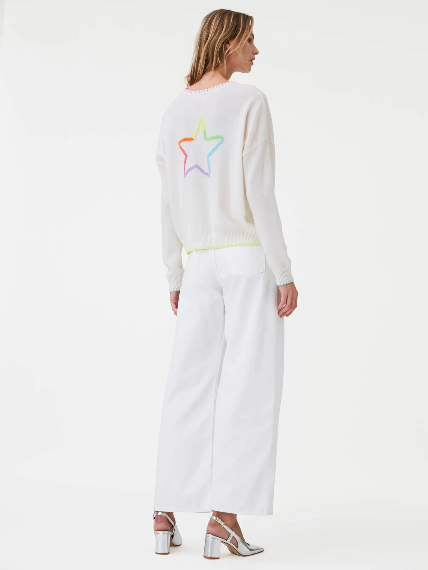 Rainbow Stitch Star Jumper