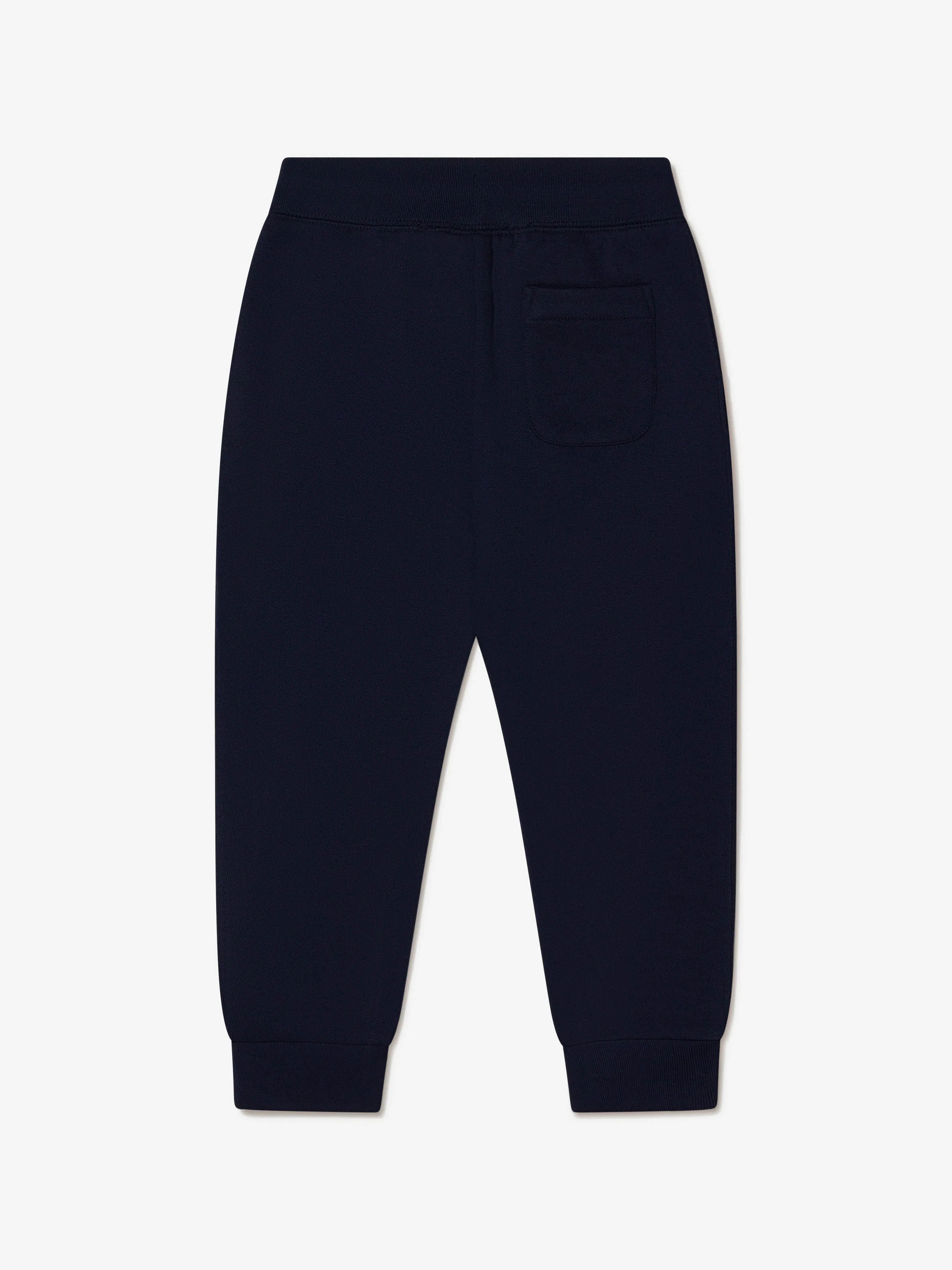 Ralph Lauren Boys Polo Logo Joggers in Navy