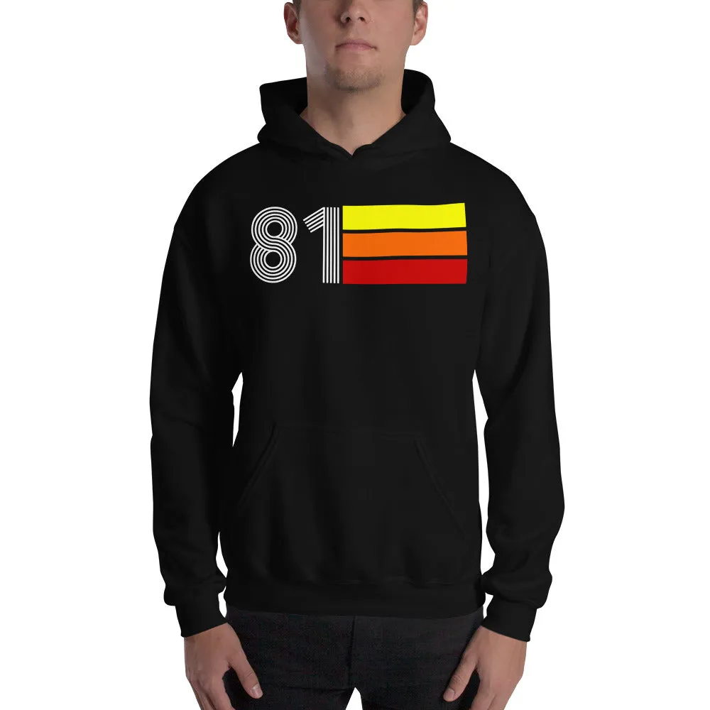 Retro Expo 1981 Men's Women's Unisex Hooded Sweatshirt