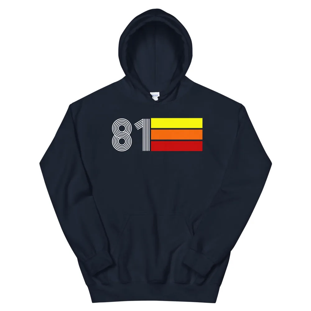 Retro Expo 1981 Men's Women's Unisex Hooded Sweatshirt