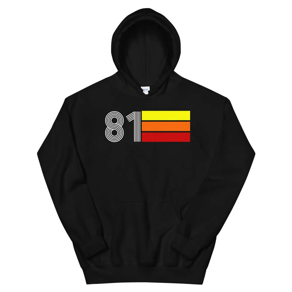 Retro Expo 1981 Men's Women's Unisex Hooded Sweatshirt