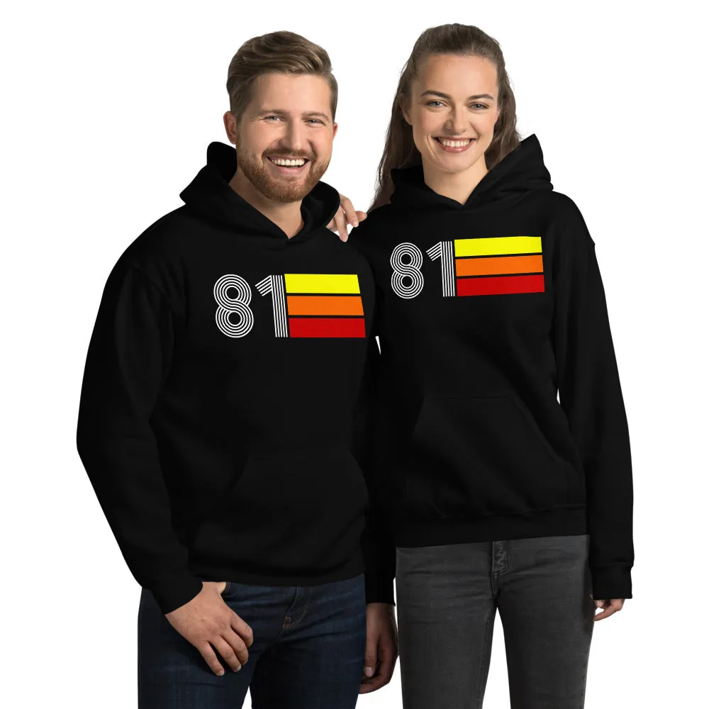 Retro Expo 1981 Men's Women's Unisex Hooded Sweatshirt