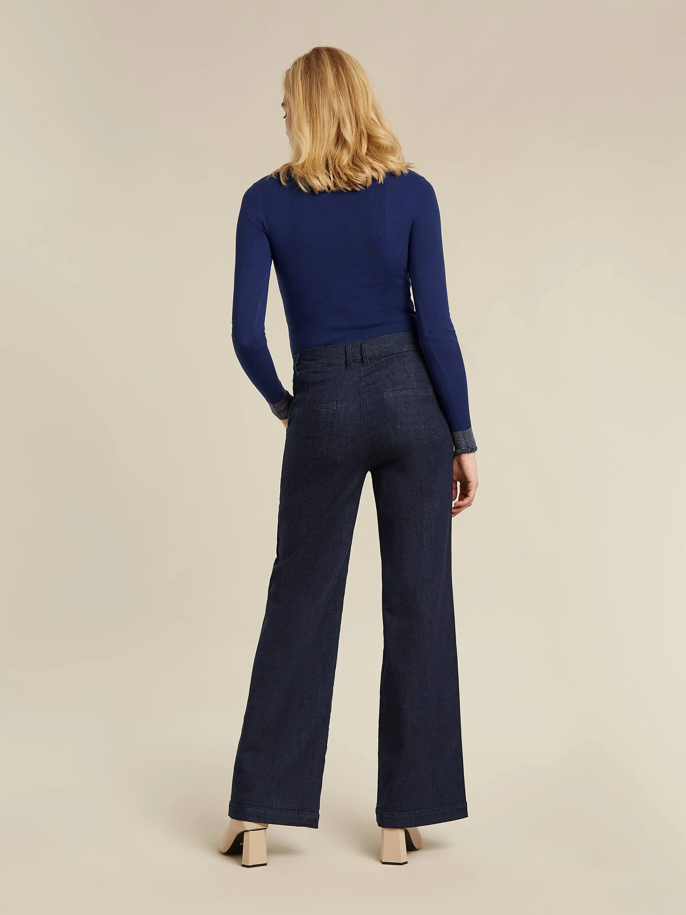 Rose pants - Dark blue denim