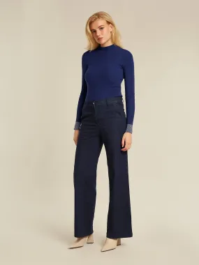 Rose pants - Dark blue denim