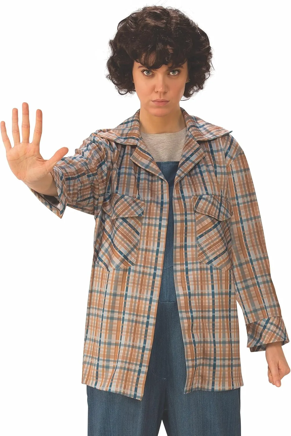 Rubie's Womens Stranger Things Eleven's Plaid Shirt