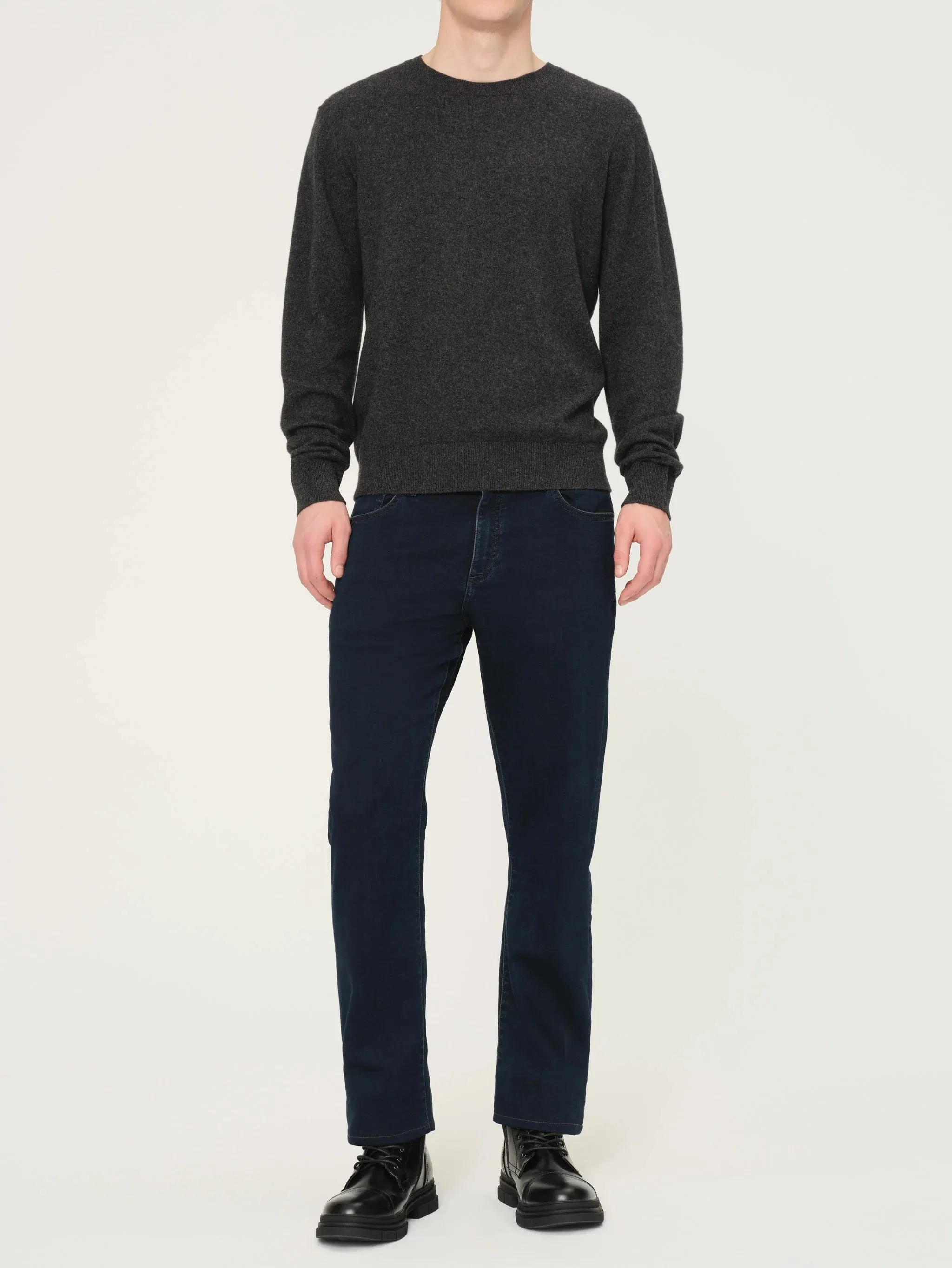 Russell Slim Straight Jeans in Social (Dark Indigo) by DL1961