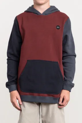 RVCA Ruddy Boys Hoodie Sweatshirt - Bordeaux