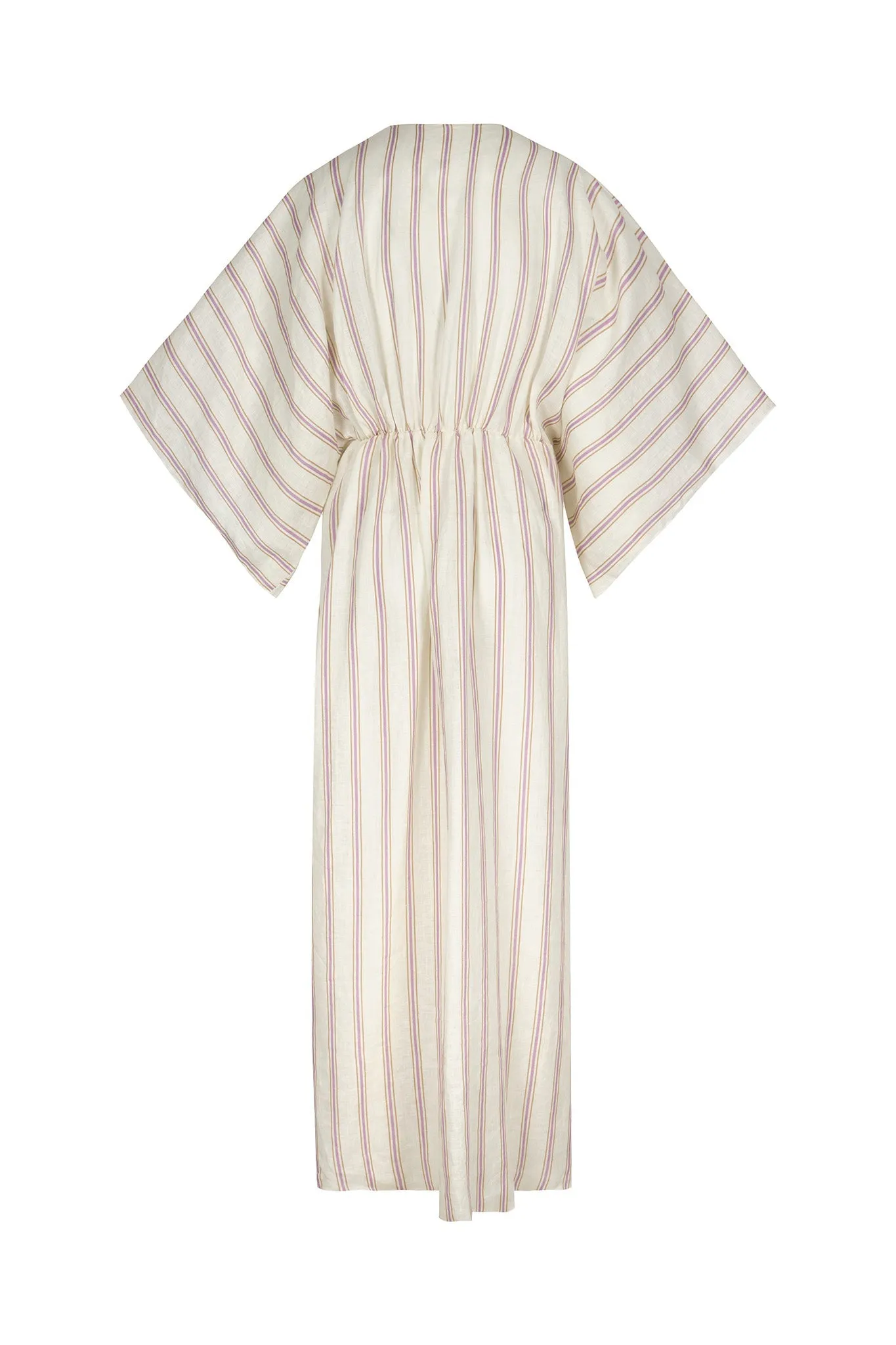 San Cipriano Linen Tunic / Lila Stripes