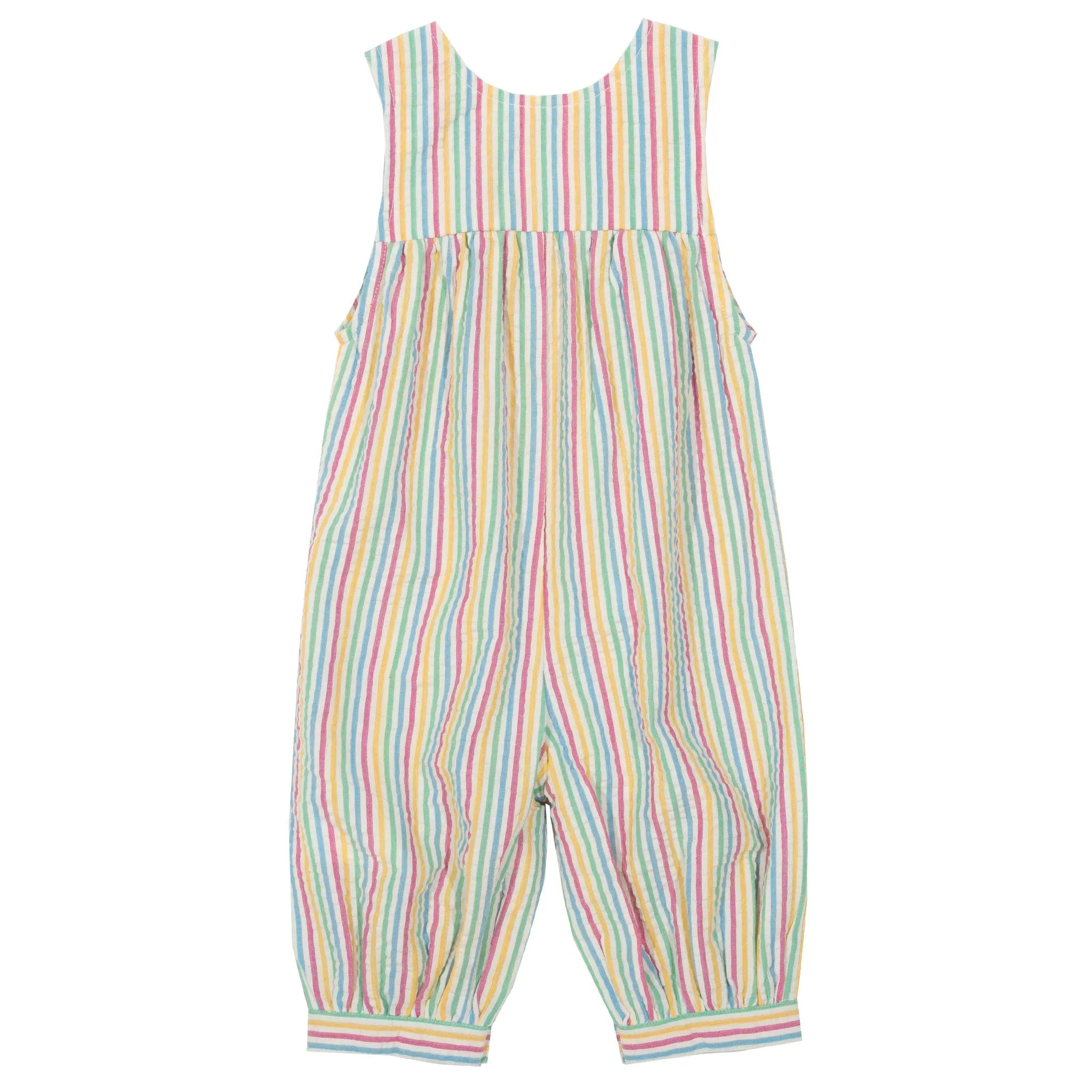 Seersucker dungarees