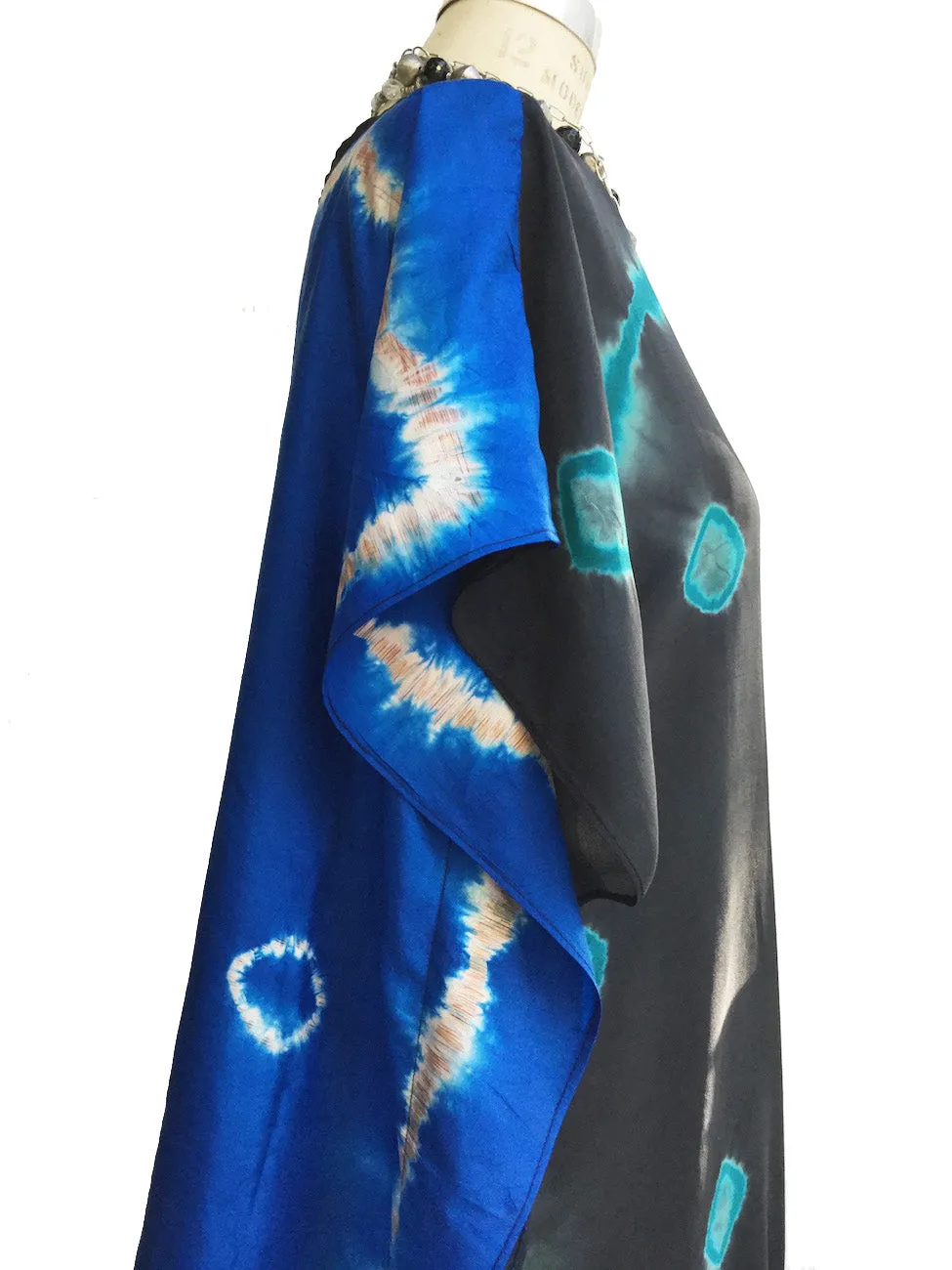 Silk Caftan Almost Famous Collection - Blue Monday