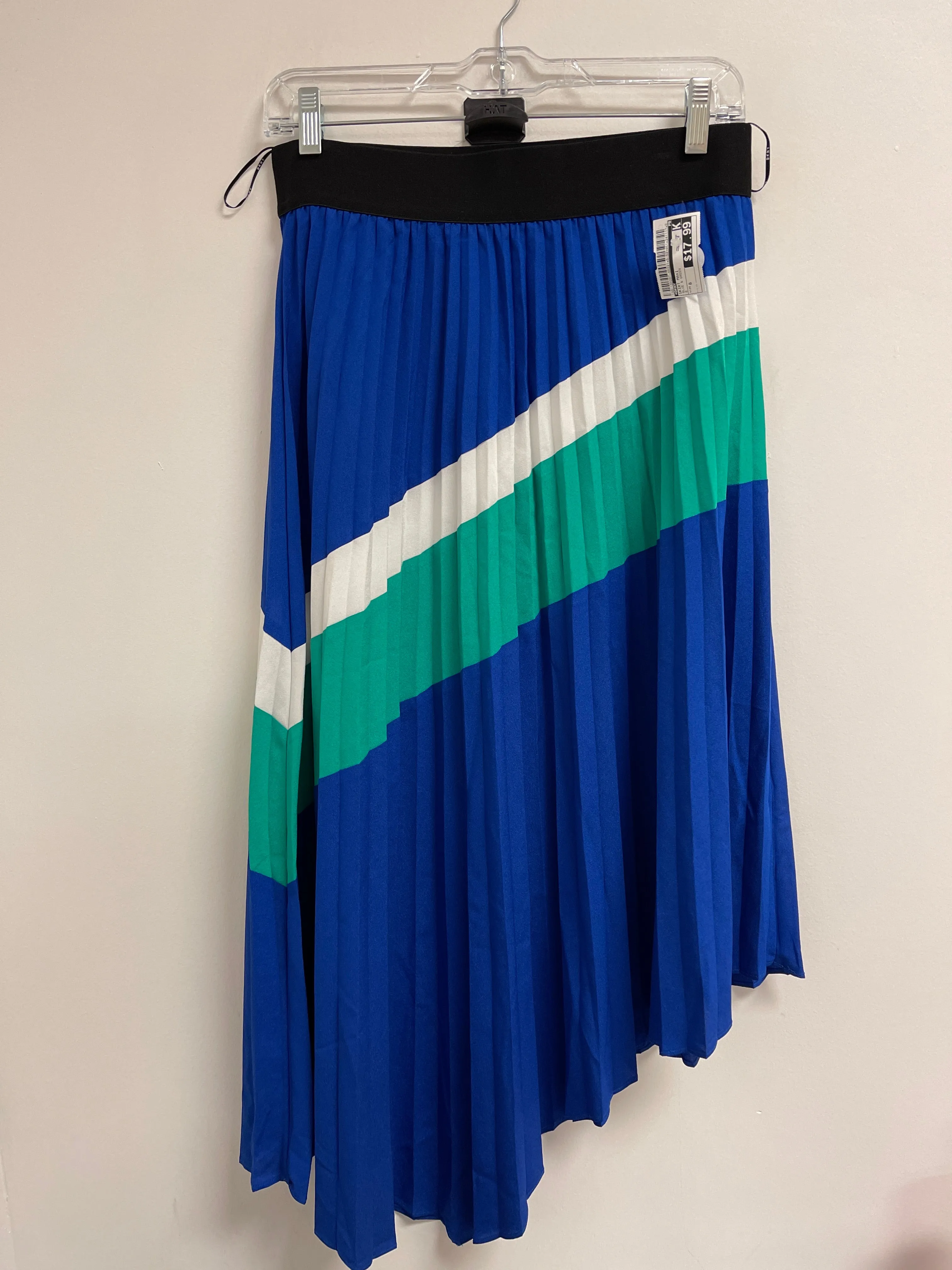 Skirt Maxi By Dkny In Blue & Green, Size: 8