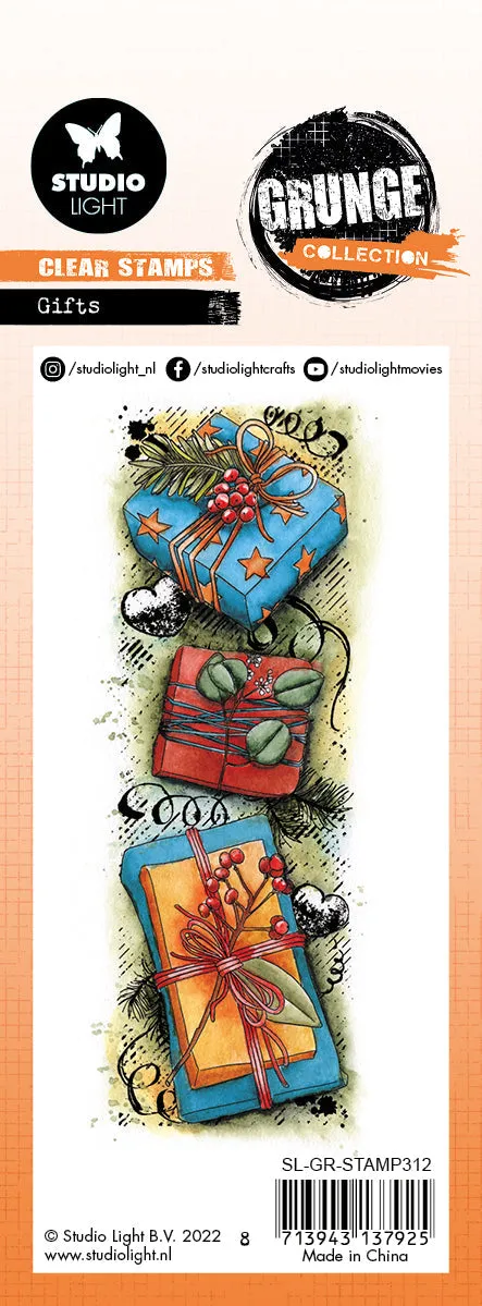 SL Clear Stamp Gifts Grunge Collection 148x52.2x3mm 1 PC nr.312