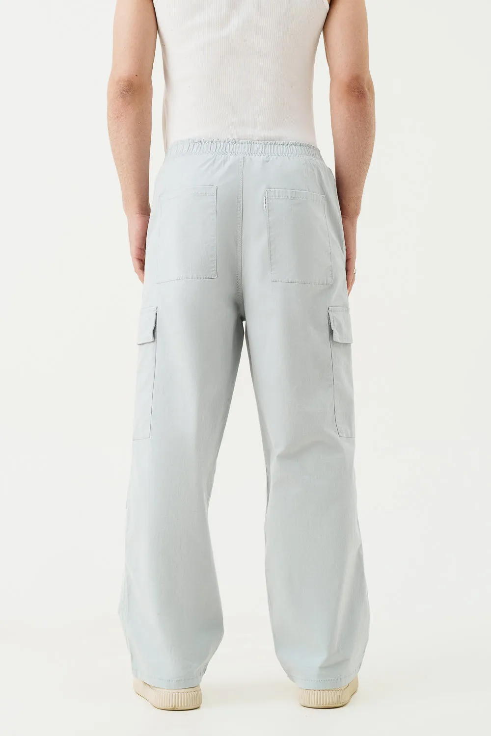 Snowbound Blue Men's Twill Cargo Pants