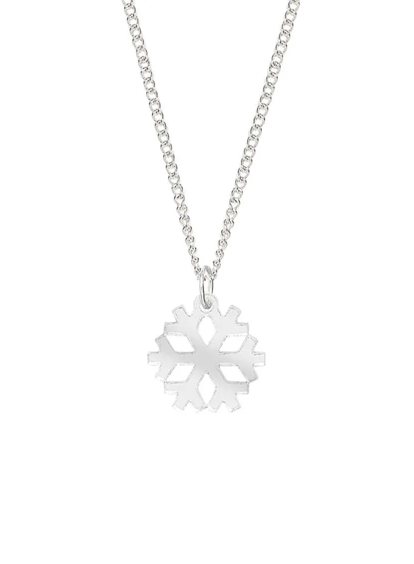 Snowflake Charm Pendant