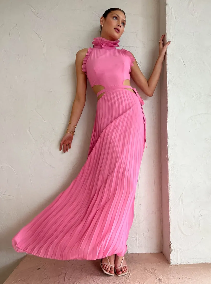 Sonya Noya Maxi Dress in Pastel Pink