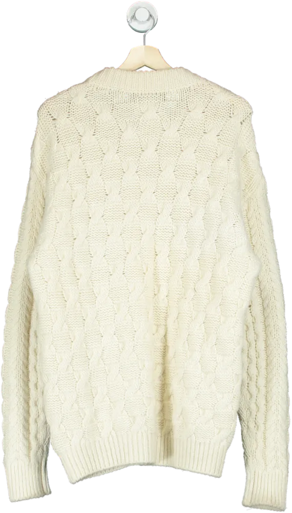 Stella McCartney Cream Cable Knit Jumper UK XS