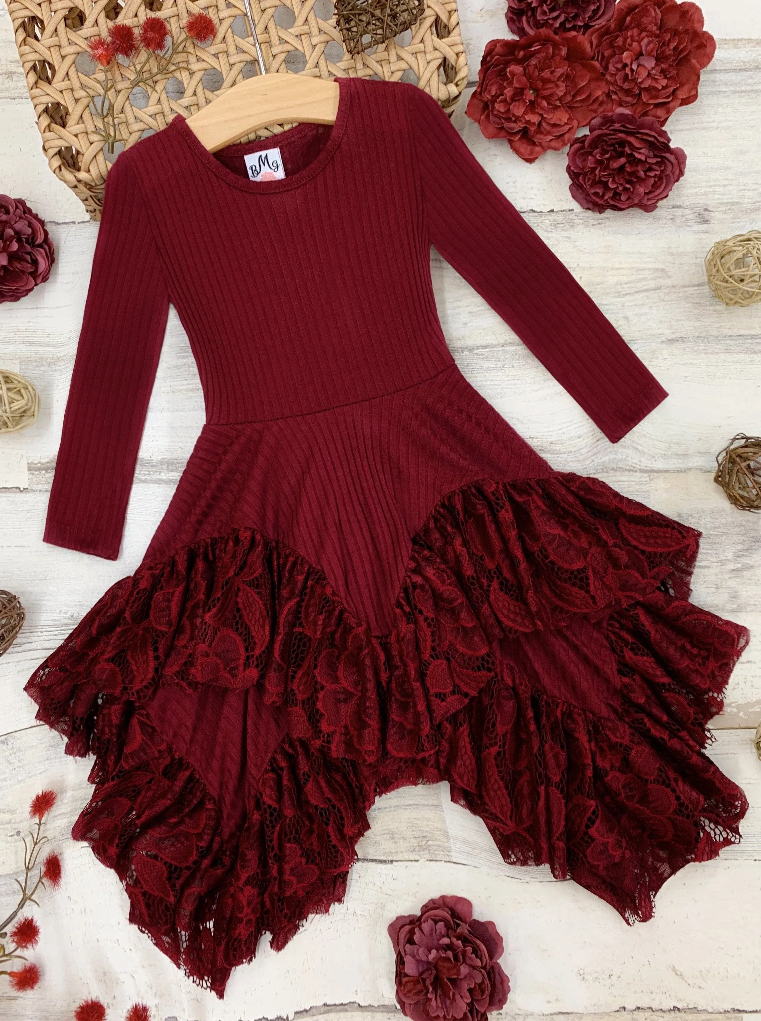 Style Queen Cranberry Tunic Dress