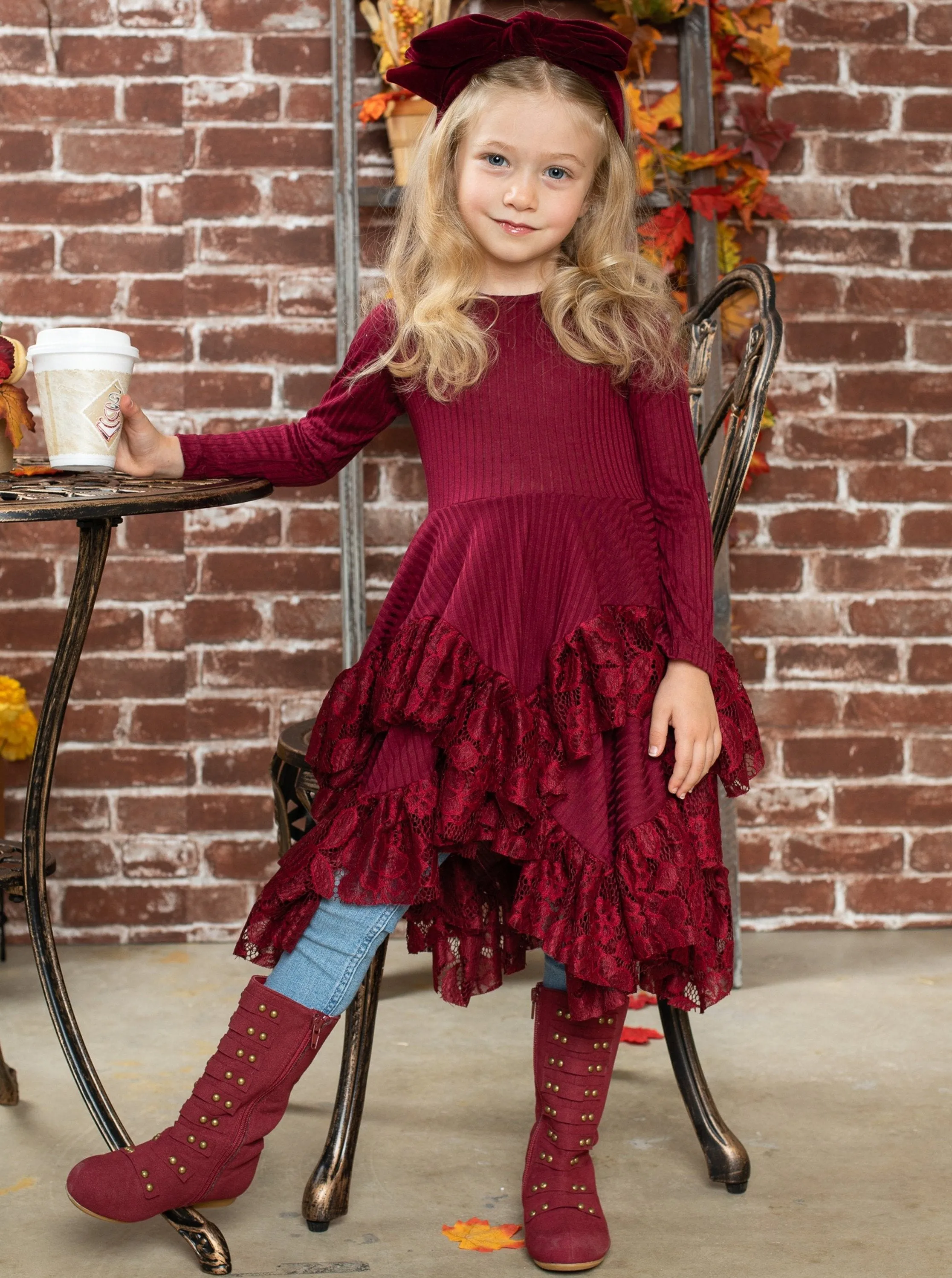 Style Queen Cranberry Tunic Dress