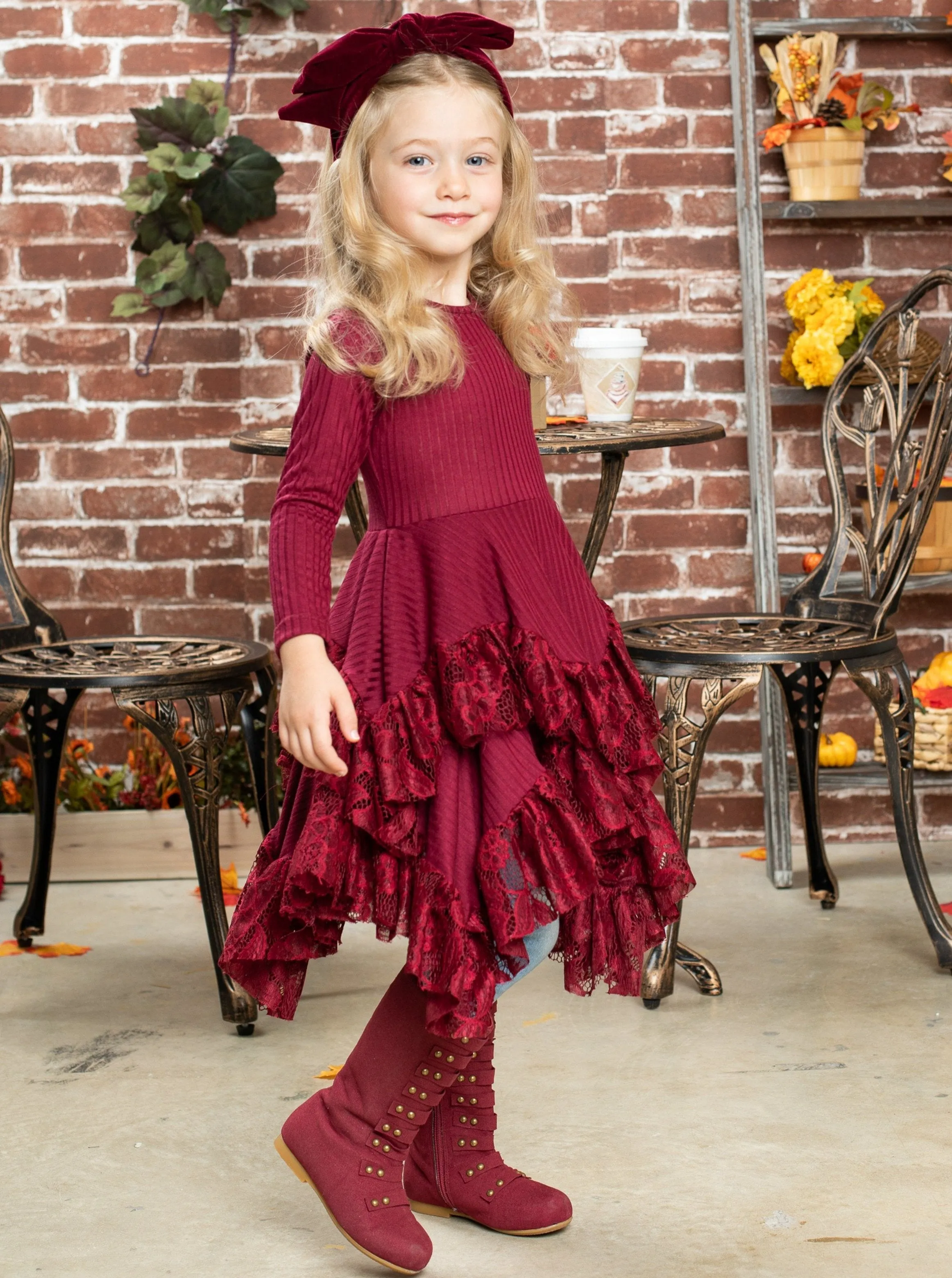 Style Queen Cranberry Tunic Dress