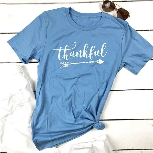 Thankful Letter Printed Tee