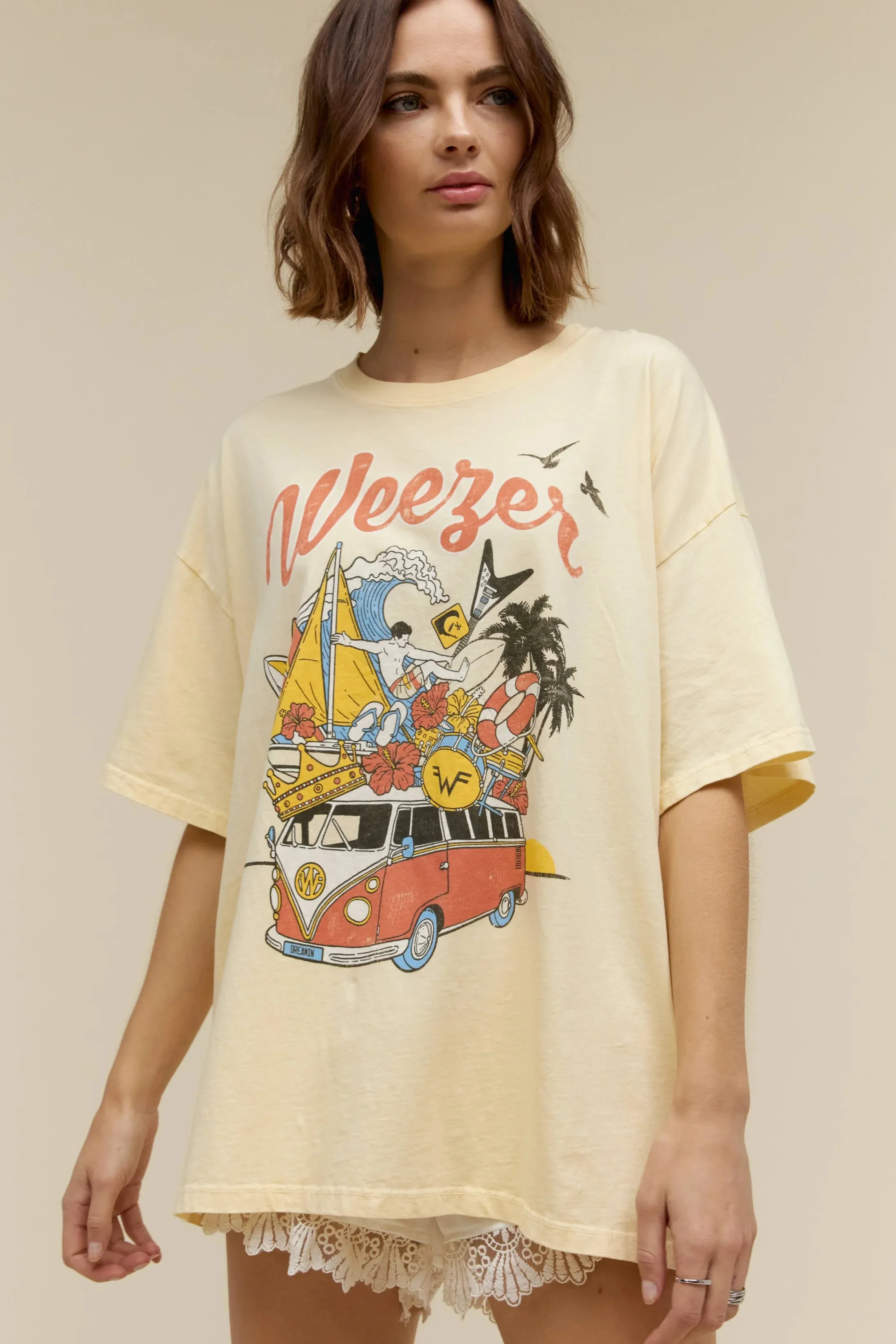 The Weezer Collage OS Tee by Daydreamer